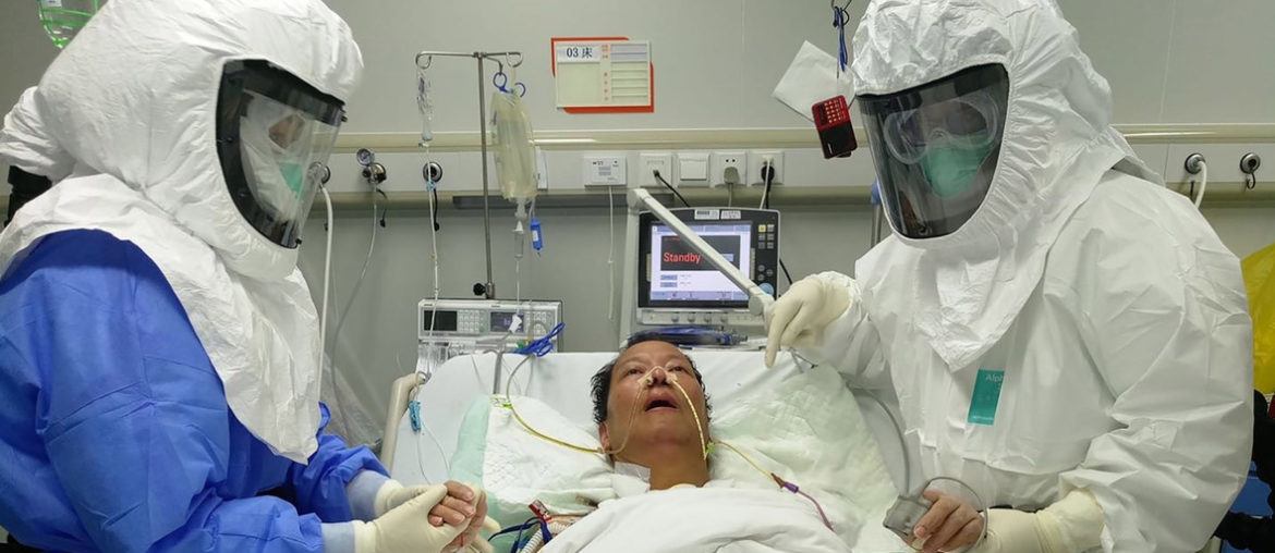 Medicos y paciente Covid