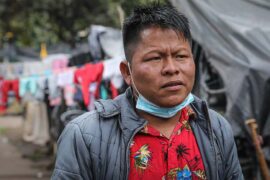 Líder embera Leonival Bustos