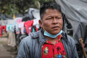 “Estamos aquí por el incumplimiento y el abandono del Estado”: Leonival Campo Murillo, líder Embera del Parque Nacional Líder embera Leonival Bustos